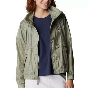 Columbia Sunny City Windbreaker lightweight jacket size XL  safari color